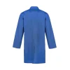 Long Sleeve Dustcoat With Patch Pockets Midblue Back